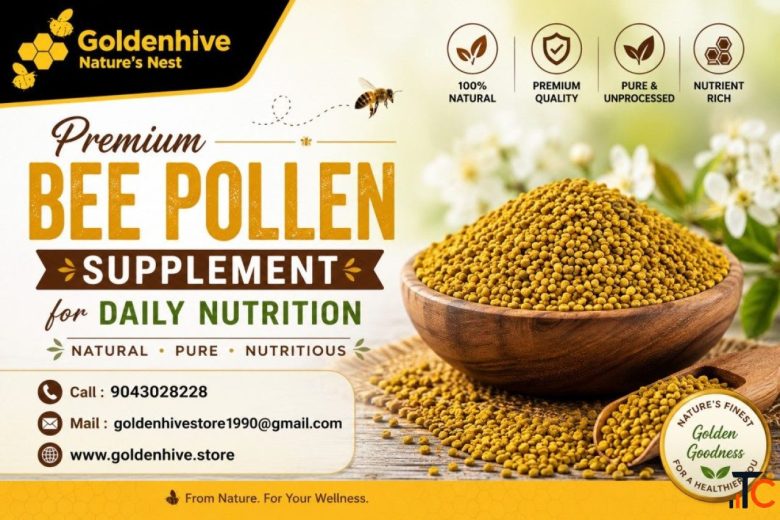 Premium Bee Pollen Supplement for Daily Nutrition Golden Hive