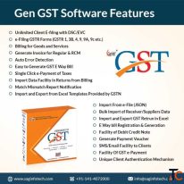 Gen GST Software - Complete GST Return Filing and Billing