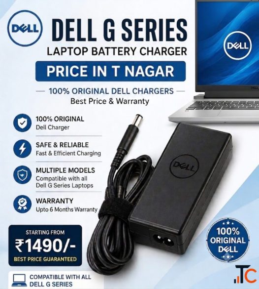 Dell G series laptop battery charger price in T nagar