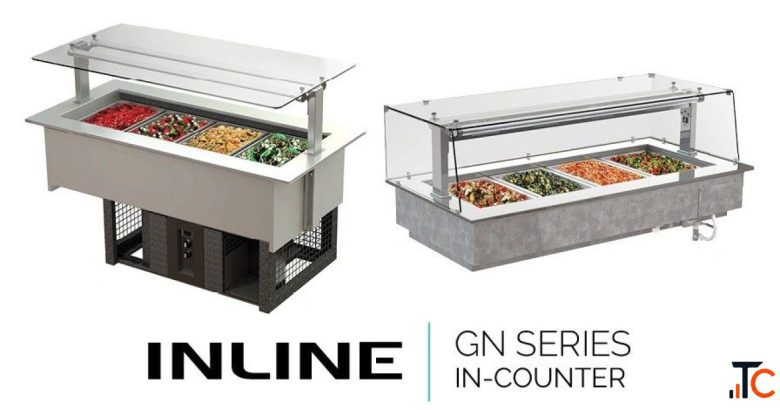 Refrigerated Salad Counter Displays for Commercial Kitchens