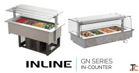 Refrigerated Salad Counter Displays for Commercial Kitchens