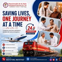 Panchmukhi ICU Train Ambulance in Guwahati- Cost effective service available 24X7