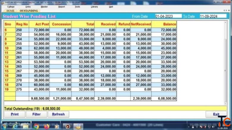 Partum Education School Management Software