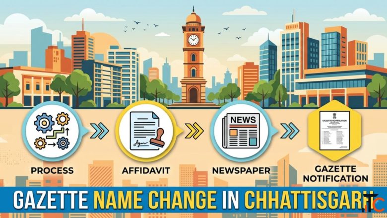 Gazette for Name Change Service in Chhattisgarh - Vakil India