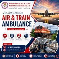 Panchmukhi Train Ambulance in Patna- Convenient Long-Distance Patient transfer