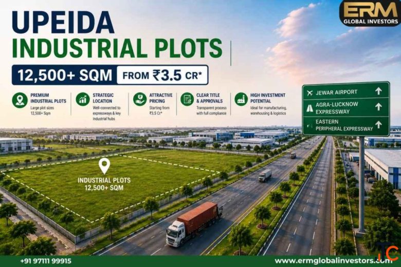 UPEIDA Industrial Plots 12500 Sqm from 3.5 Cr