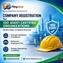 Company Registration for ISO 45001 Certified Organizations
