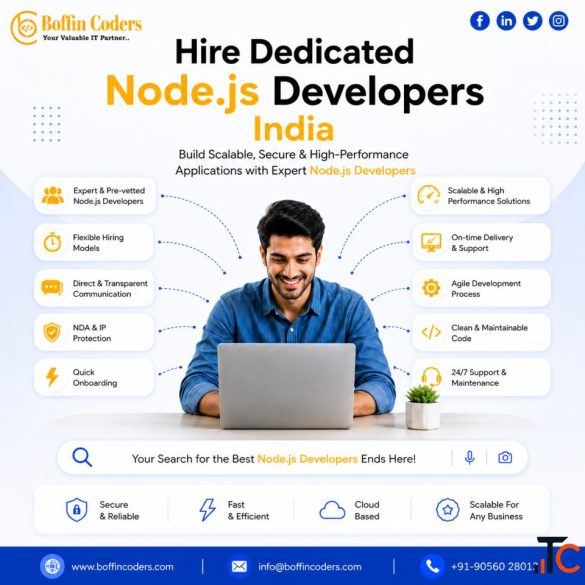 Hire Dedicated Node.js Developers India