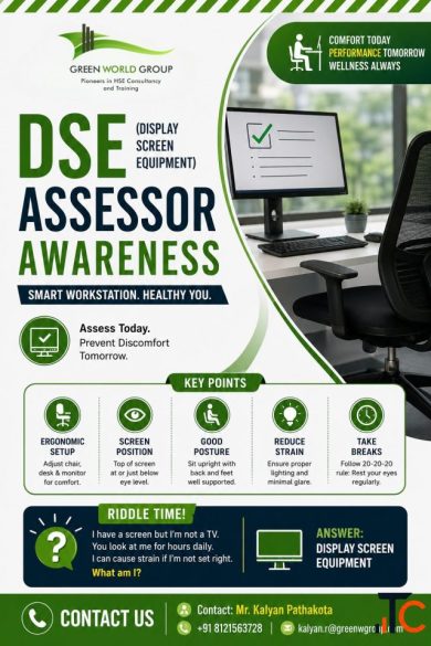 Importance of DSE Display Screen Equipment Assessor Awareness
