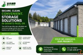 Riverside Storage Units in Grants Pass Titan Self Storage
