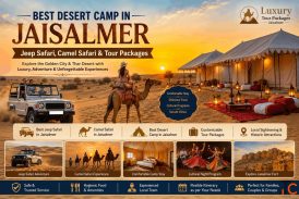 Best Desert Camp in Jaisalmer Jeep Safari Camel Safari and Tour Packages