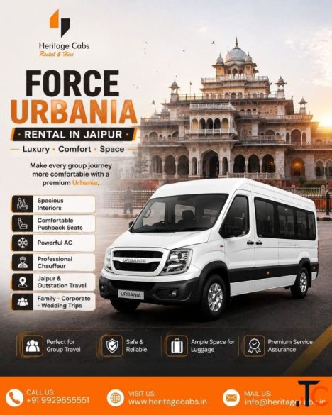 Force Urbania Rental Jaipur Heritage Cabs
