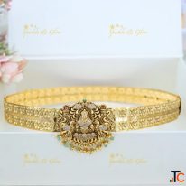 Graceful Women's Hip Belts Sparkle and Glow