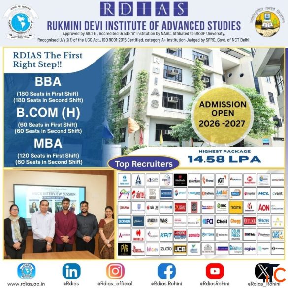 Best B-Schools in Delhi Build Your Management Career with RDIAS