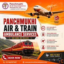 Panchmukhi Affordable Train Ambulance in Ranchi- Patient-Centered Rail Ambulance