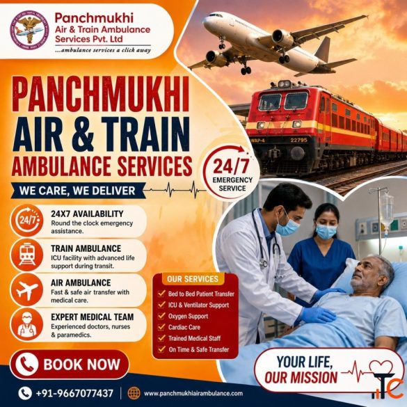 Panchmukhi Low Cost Train Ambulance from Ranchi- Safe Interstate Patient Transfer