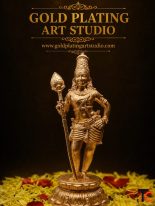 Bala Murugan Gold-Plated Idol