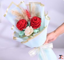 Buy Beautiful Crochet Flowers Online at FlowerAura