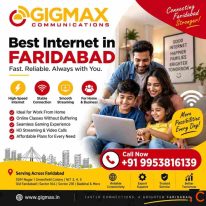 Best Internet in Faridabad Fast Reliable Broadband - GIGMAX