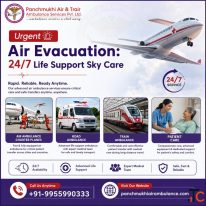 Panchmukhi Low Cost Air Ambulance Services in Kolkata - Medical Transport with Ground Support