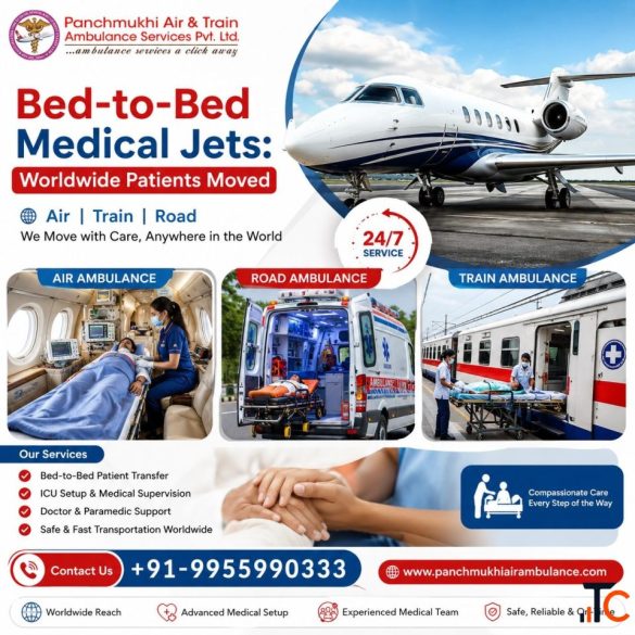Panchmukhi Air Ambulance Services in Bangalore- Receive Care Beyond Distance
