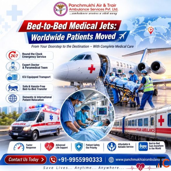 Panchmukhi ICU Air Ambulance Services in Mumbai- Efficient Long-Distance Medical Travel with Care