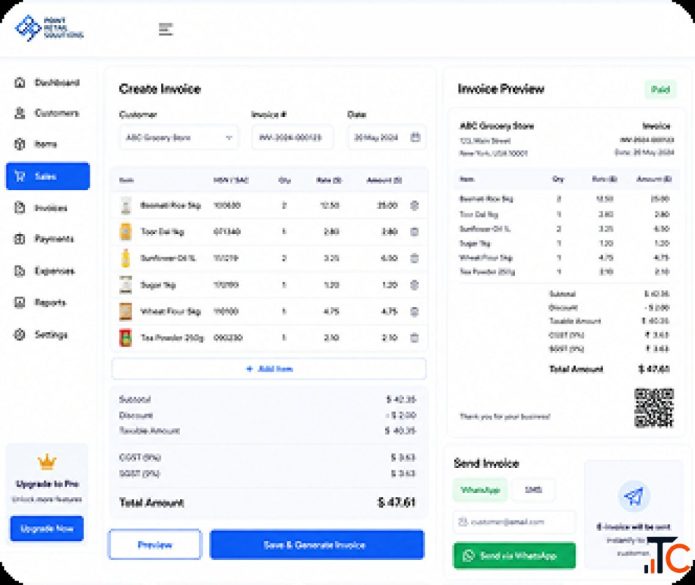 Best Retail POS Software in India PRS