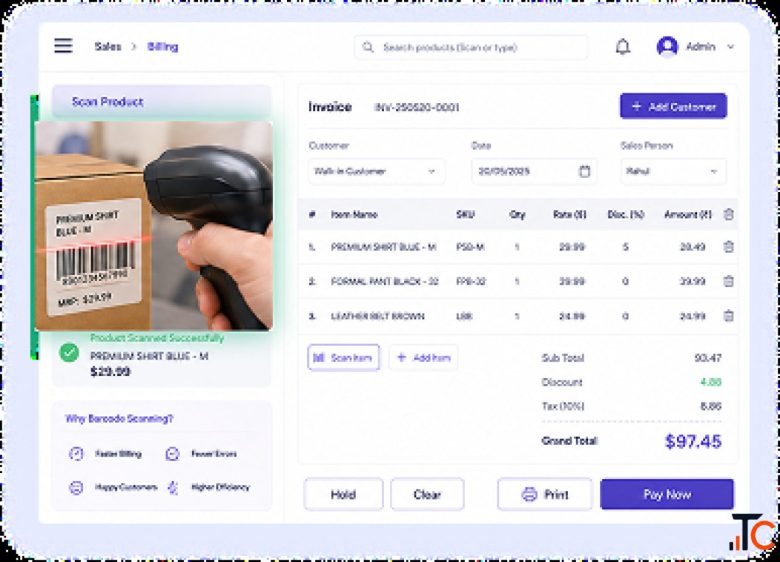 Best Retail POS Software in India PRS