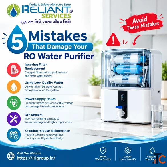 5 Mistakes That Can Damage Your RO Water Purifier